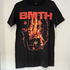 BMTH bring me the horizon shirt size Small new black band fire